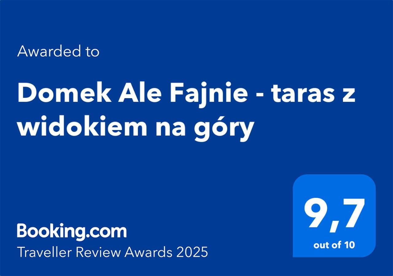Domek Ale Fajnie - Taras Z Widokiem Na Gory Karpacz Εξωτερικό φωτογραφία